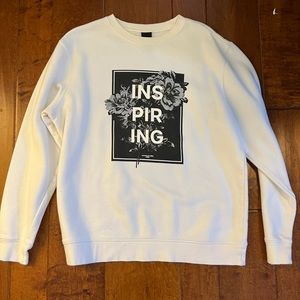 H and M Crewneck Inspiring